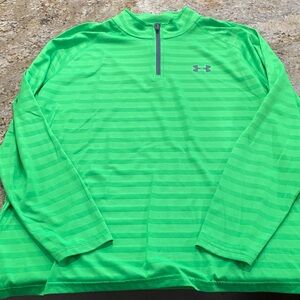 Under Armour Vibrant Green 1/4 Zip Pullover